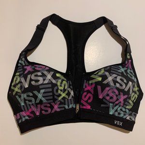 Victoria's Secret VSX Zip Front Sports Bra 32A